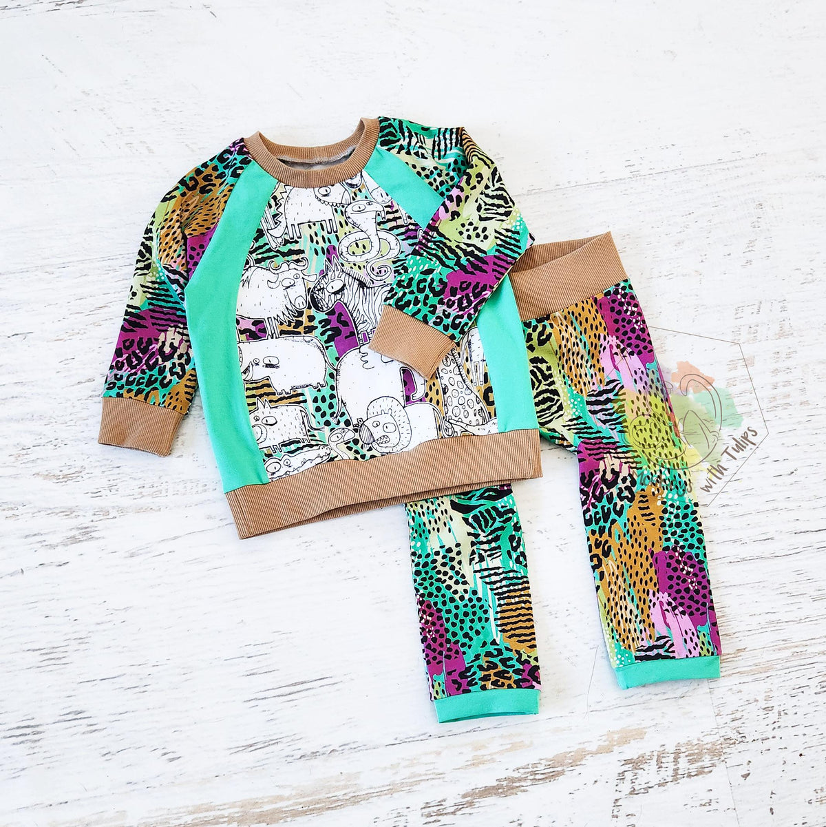 WILD Animals baby set, size 12-18 month