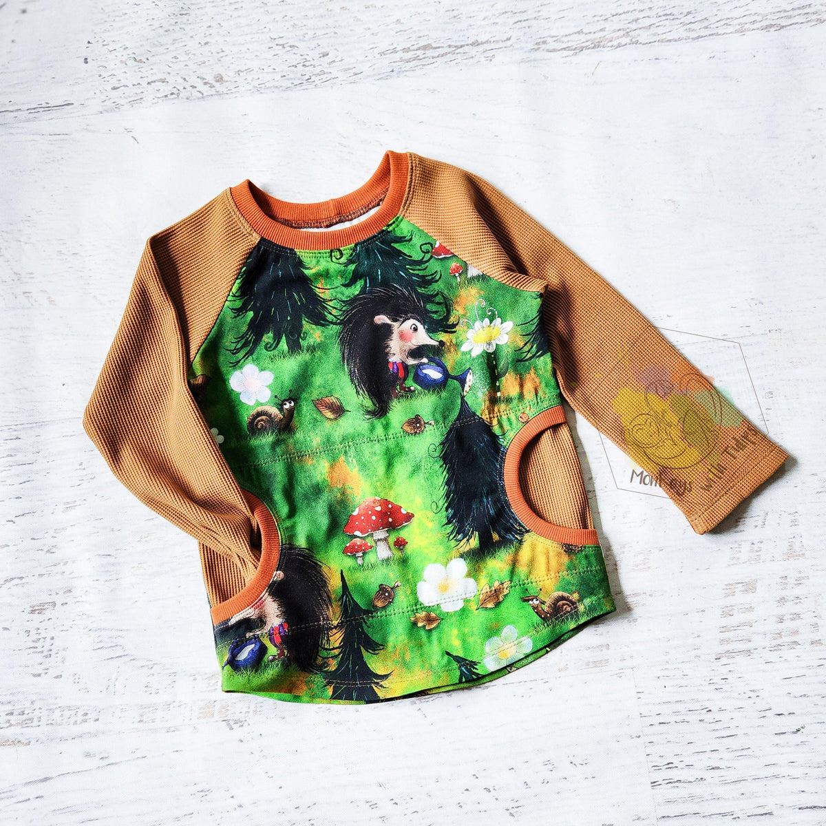 Hedgehog Tee, size 4/5T