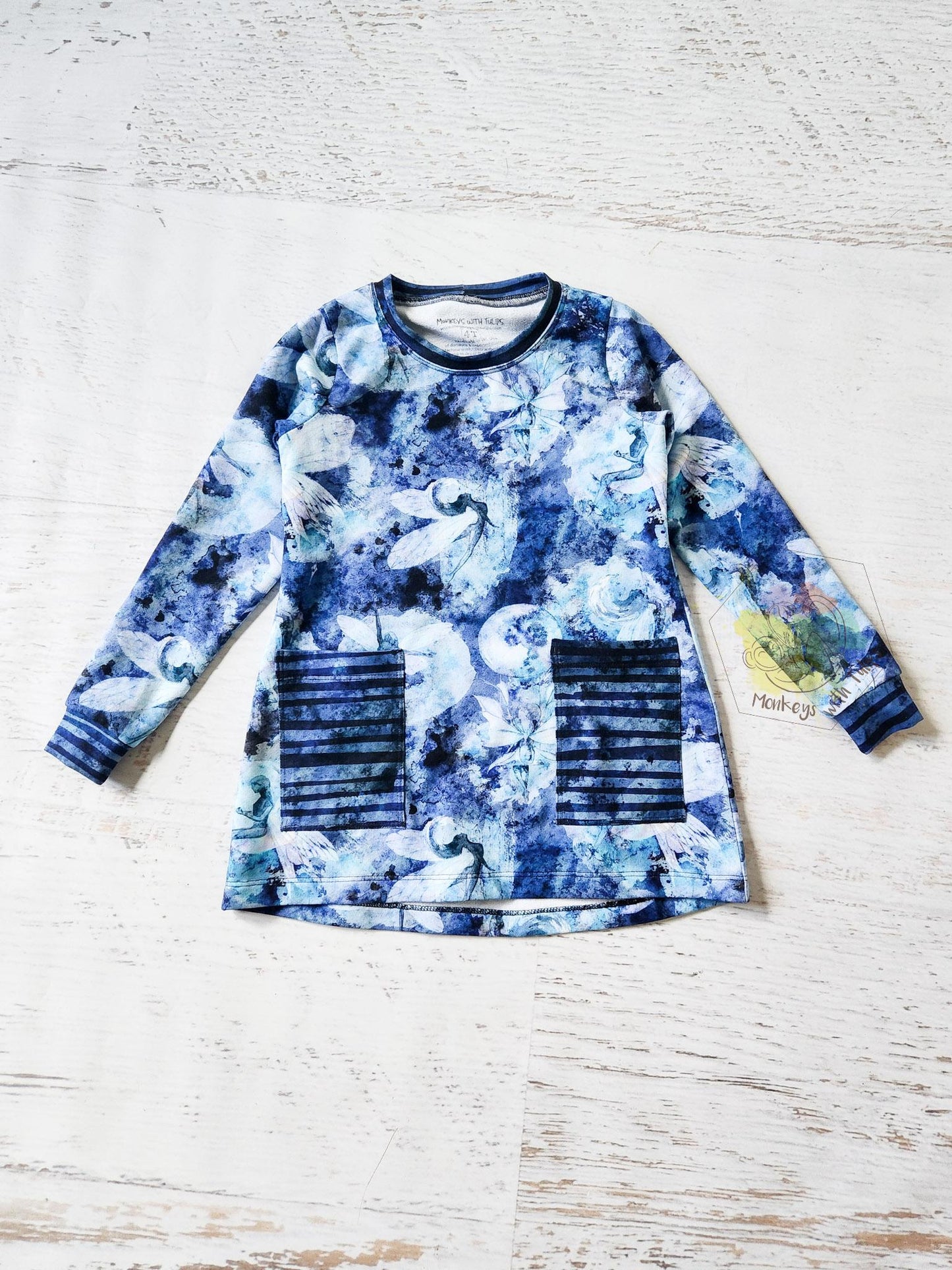 Fairies pocket tunic, size 4t