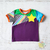 Paint a Rainbow tee, size 3t