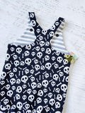 Skully romper, size 12-18 months