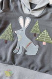 Winter Hare cozy pullover, size 7/8