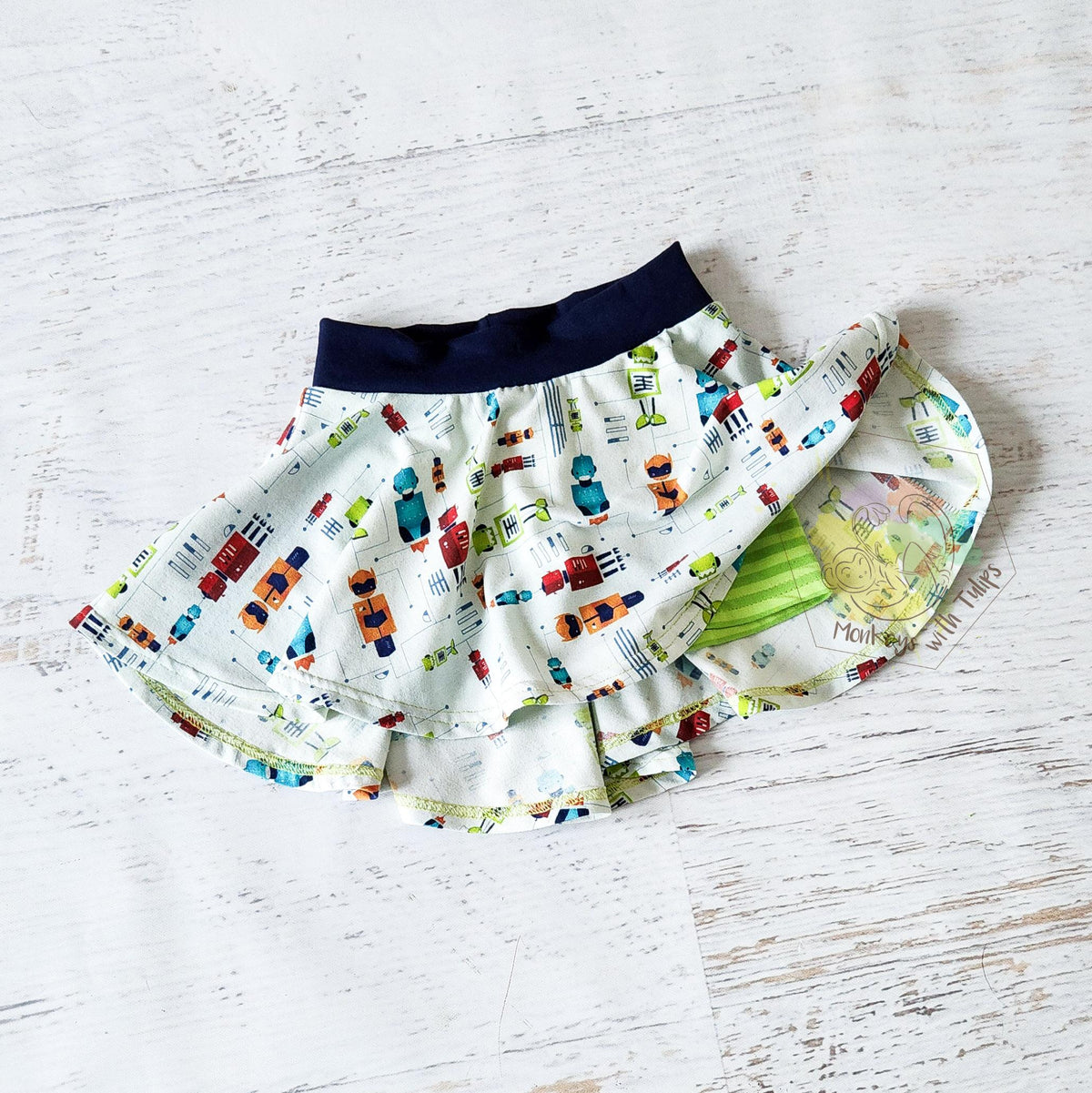 Robot Spinny Skirtie, size 3T