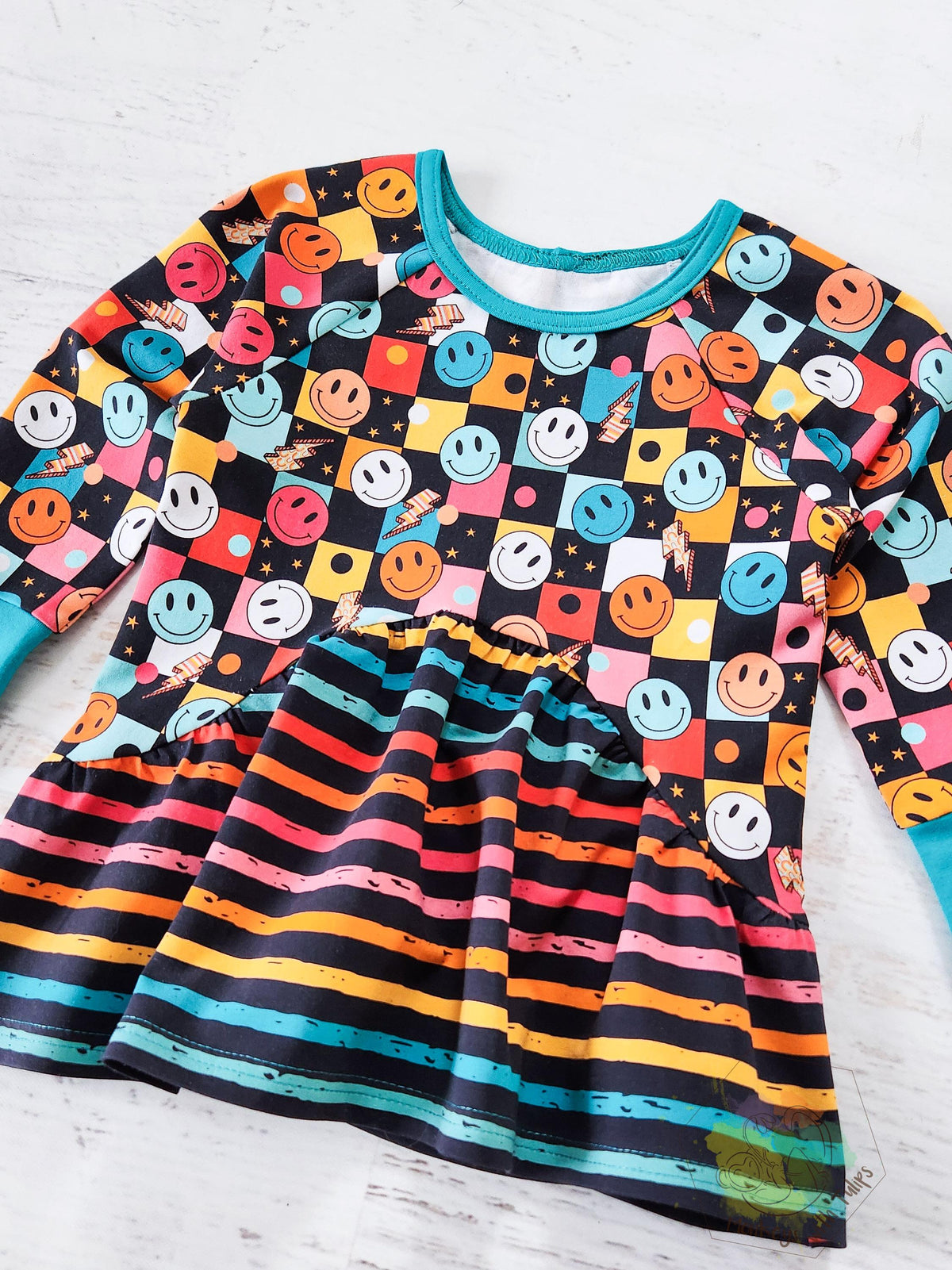 Emoji Peplum, size 2T