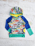 Vehicles gwm lightweight hoodie, 3t-6yrs