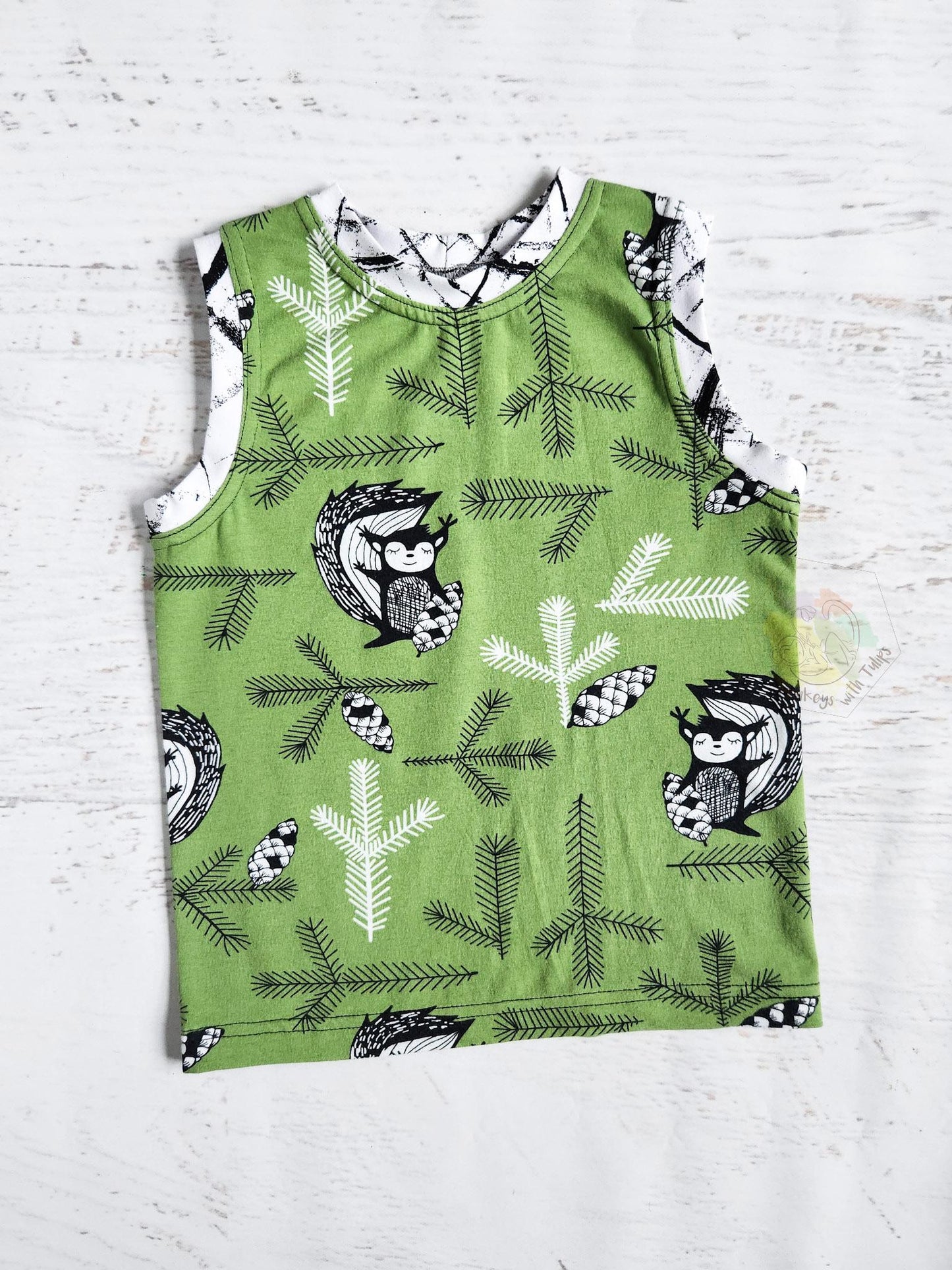 Squirrel tank, size 18-24 month