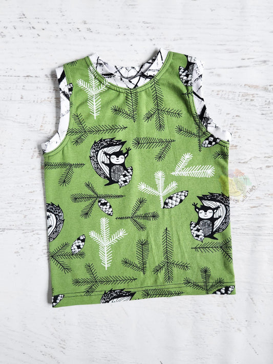 Squirrel tank, size 18-24 month