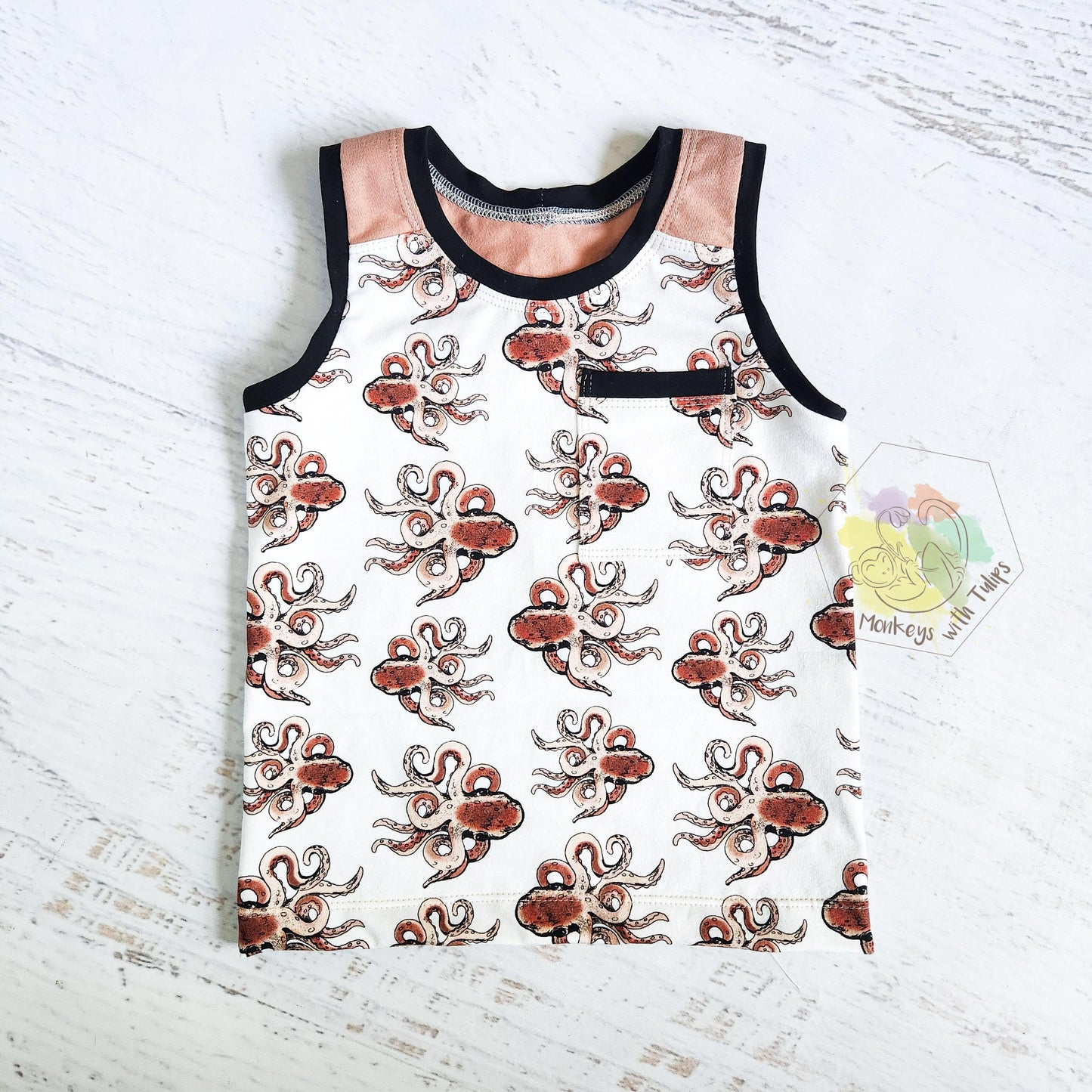 Octopus pocket tank, size 3/4t