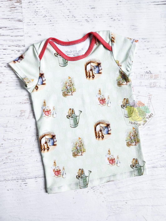 Storybook Rabbit lapneck tee, 18 months