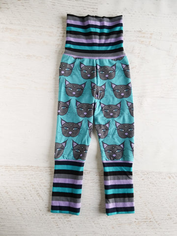 Grow with me joggers, size 2 (9m - 3/4 yrs), Kitties