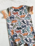 Sweater dinos rompaloones, size 12-18 months.