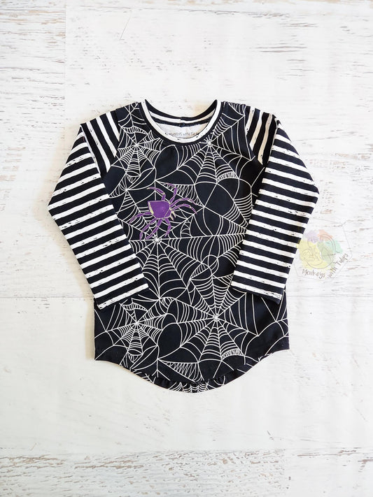 Spider applique tee, 4t.